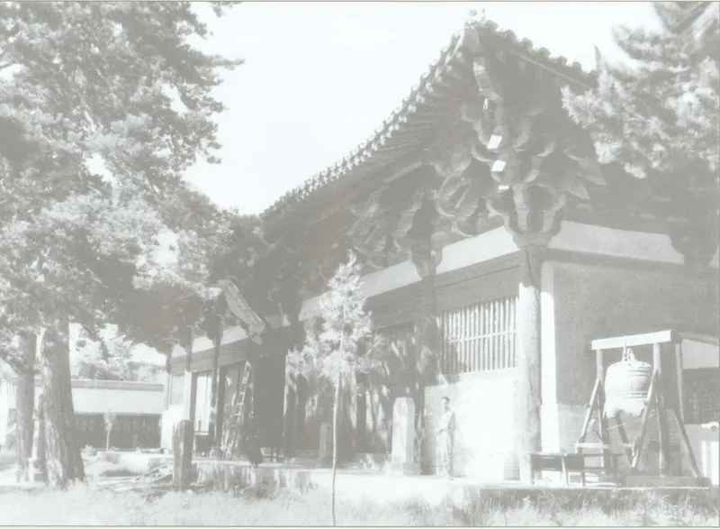 Edizione riordinata dello Zhongguo Gu Jianzhu Tudian, fotografato da Liang Sicheng e altri: aspetto esterno della grande sala del Tempio Foguang