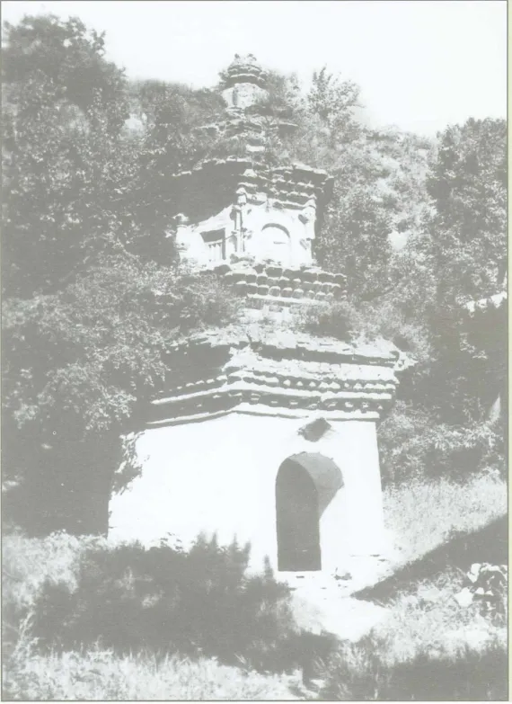 Edizione riordinata dello Zhongguo Gu Jianzhu Tudian, fotografato da Liang Sicheng e altri: pagoda del fondatore del Tempio Foguang