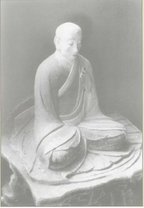 Edizione riordinata dello Zhongguo Gu Jianzhu Tudian, fotografato da Liang Sicheng e altri: statua del maestro Chan Yuancheng del Tempio Foguang
