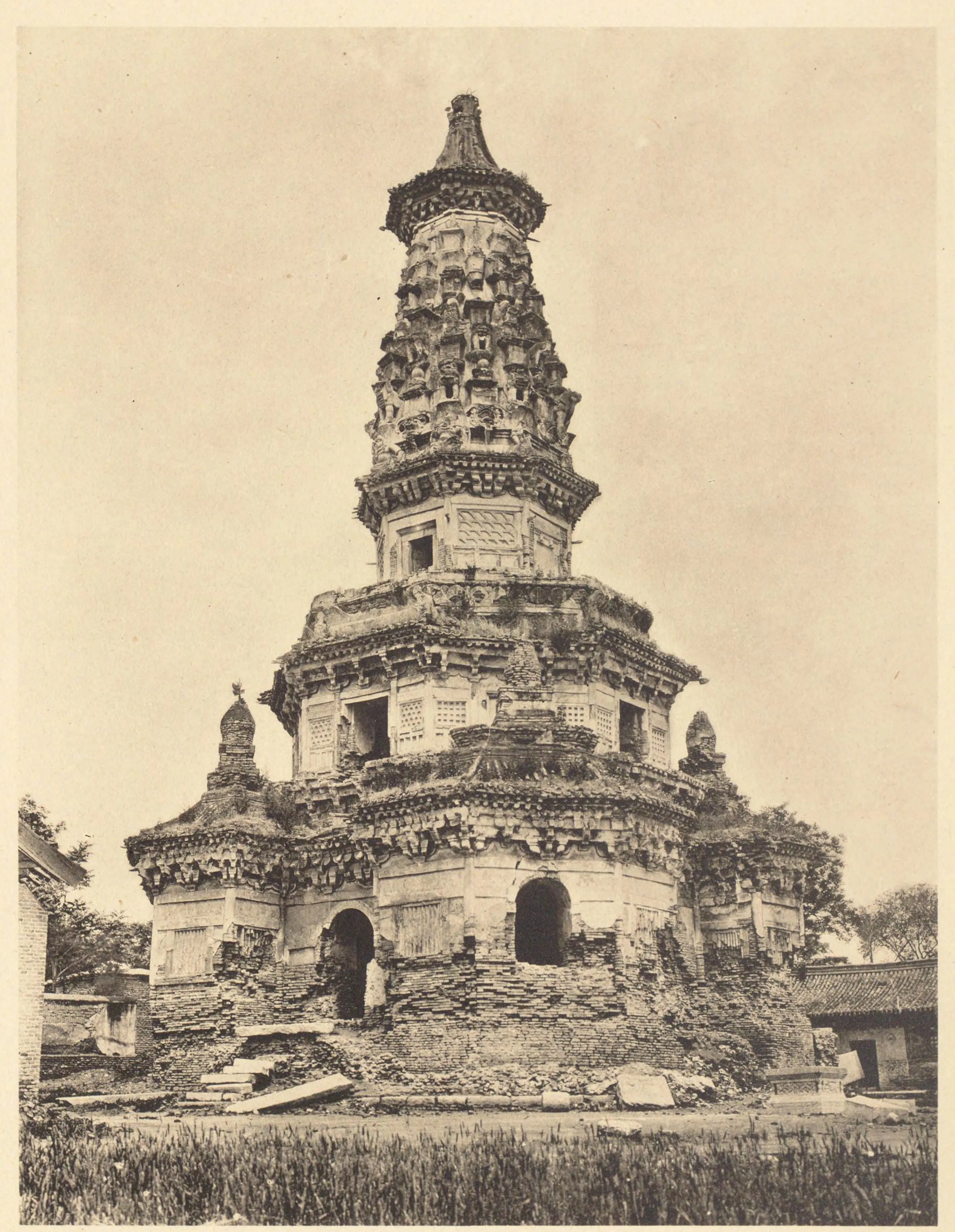 Hua-Pagode des Guanghui-Tempels in Zhengding - guanghuisi huata old 01